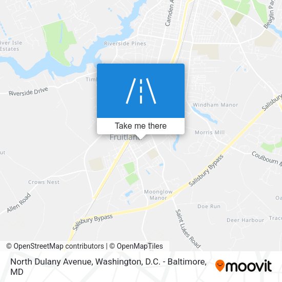 North Dulany Avenue map