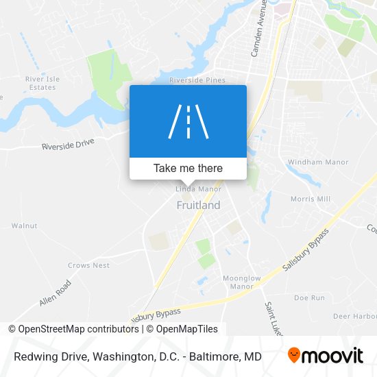 Redwing Drive map