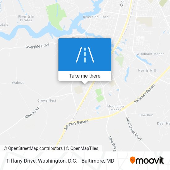 Tiffany Drive map