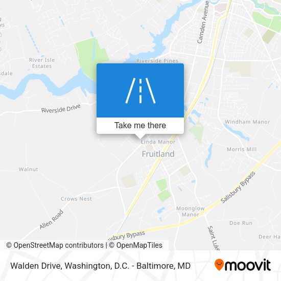 Mapa de Walden Drive
