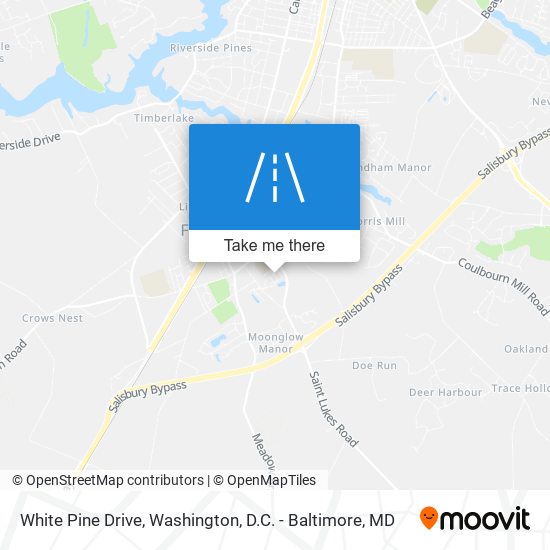 White Pine Drive map