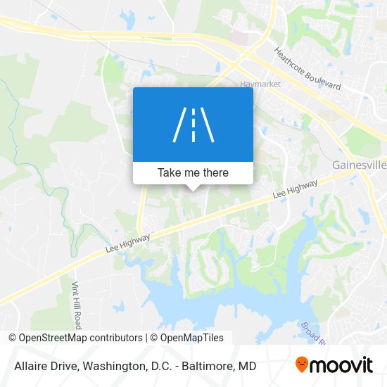 Allaire Drive map