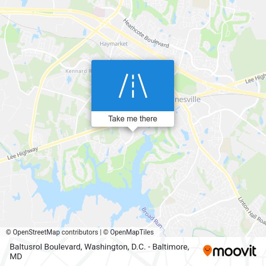 Baltusrol Boulevard map