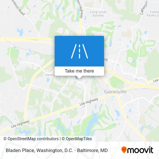 Mapa de Bladen Place