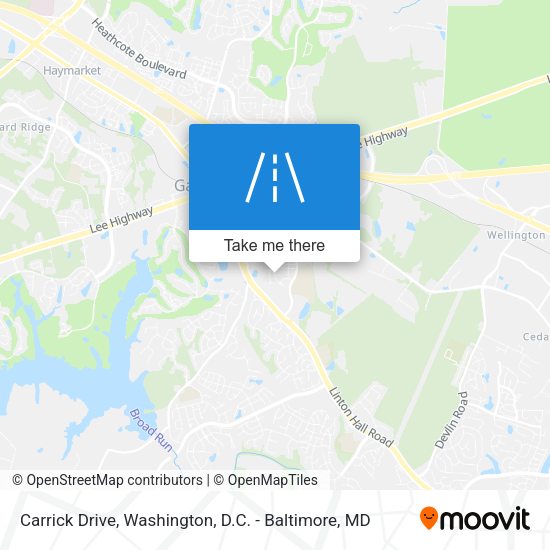 Carrick Drive map