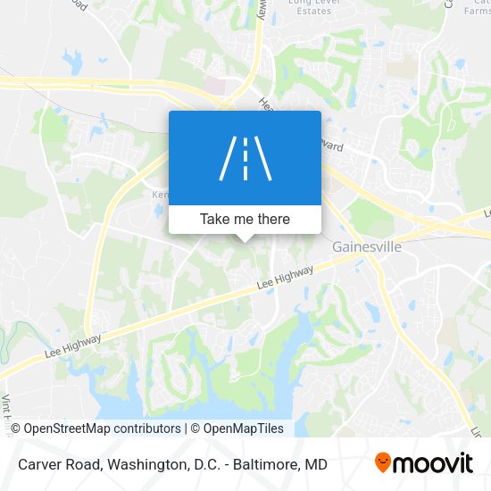 Carver Road map