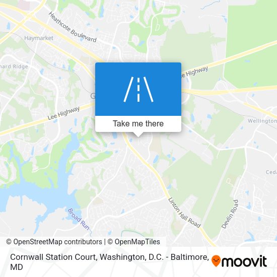 Mapa de Cornwall Station Court