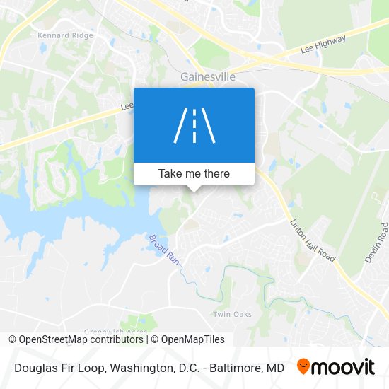 Mapa de Douglas Fir Loop