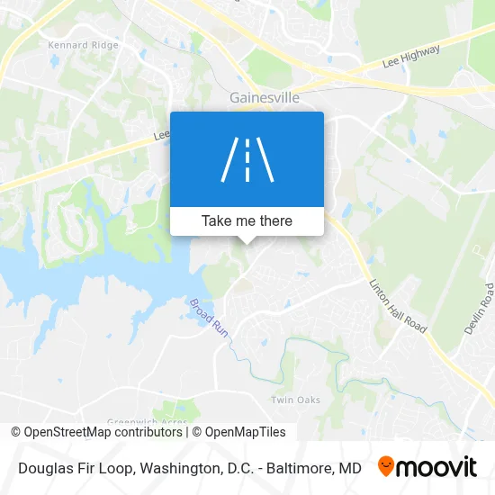 Douglas Fir Loop map