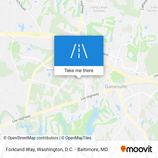 Mapa de Forkland Way