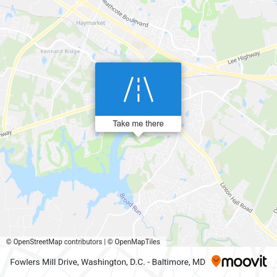 Mapa de Fowlers Mill Drive