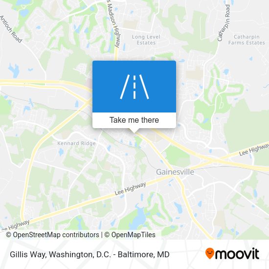 Gillis Way map