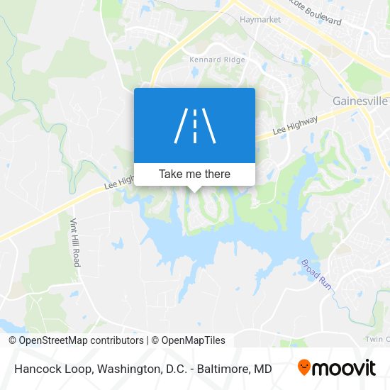 Hancock Loop map