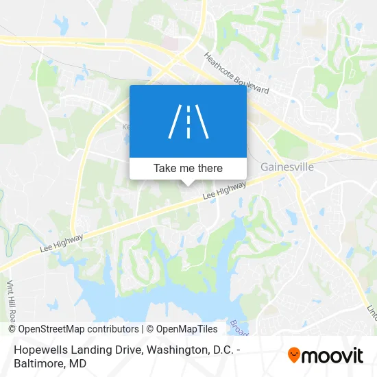 Hopewells Landing Drive map