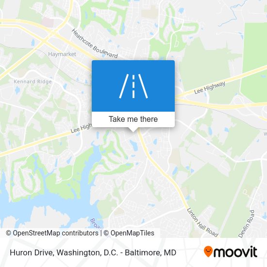 Huron Drive map