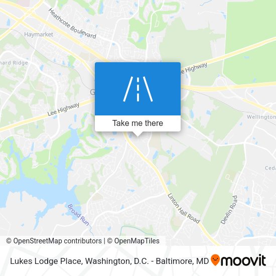 Mapa de Lukes Lodge Place