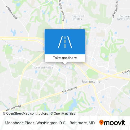 Manahoac Place map