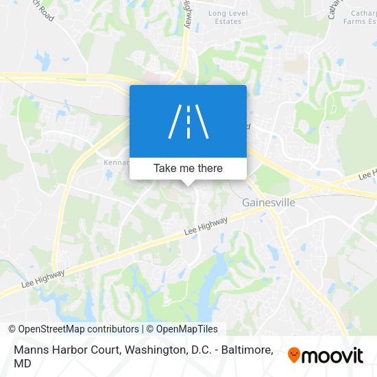 Mapa de Manns Harbor Court