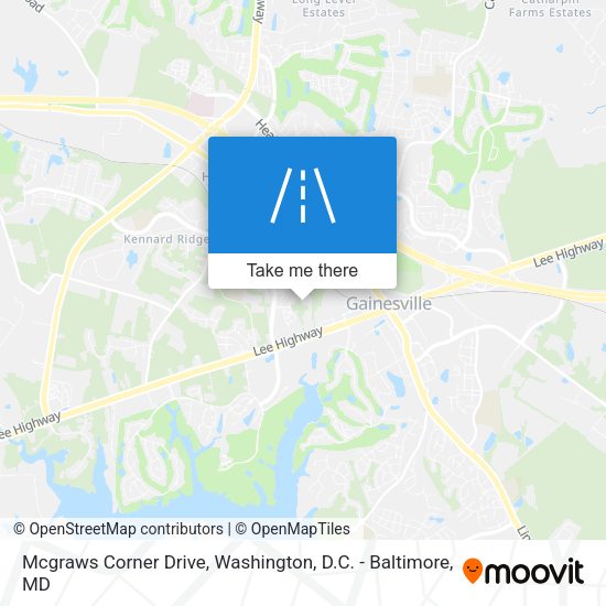 Mapa de Mcgraws Corner Drive