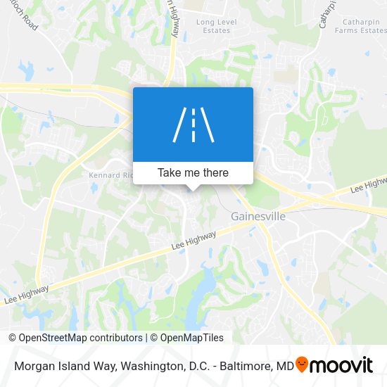Mapa de Morgan Island Way