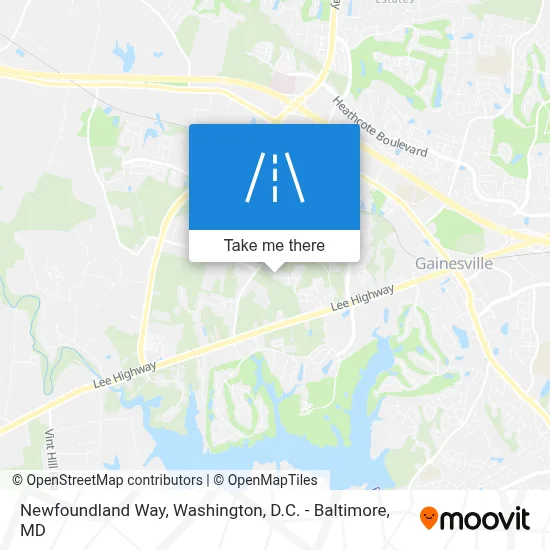 Newfoundland Way map