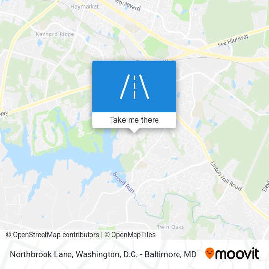 Mapa de Northbrook Lane