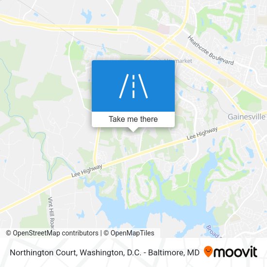 Northington Court map