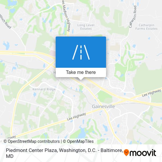 Piedmont Center Plaza map