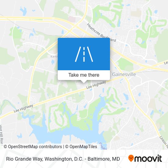 Rio Grande Way map