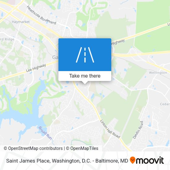 Saint James Place map