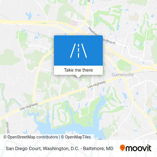 San Diego Court map