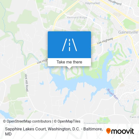 Sapphire Lakes Court map