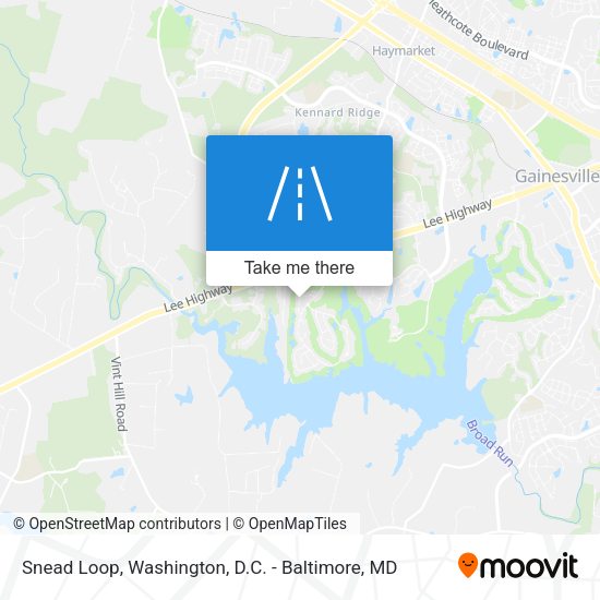 Snead Loop map