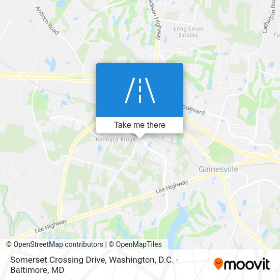 Somerset Crossing Drive map