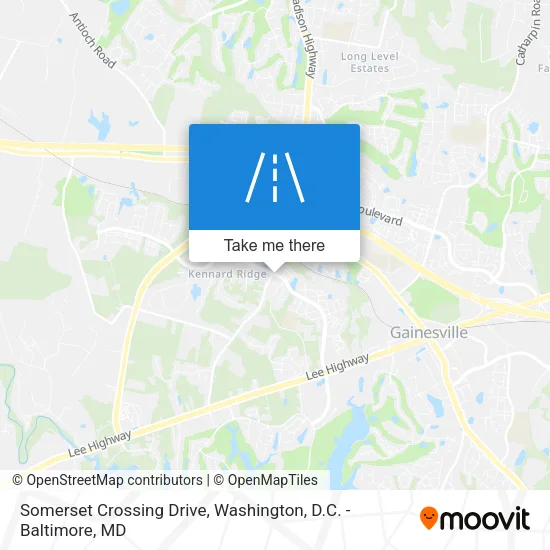 Somerset Crossing Drive map