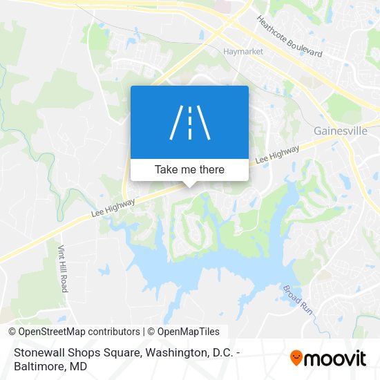 Mapa de Stonewall Shops Square