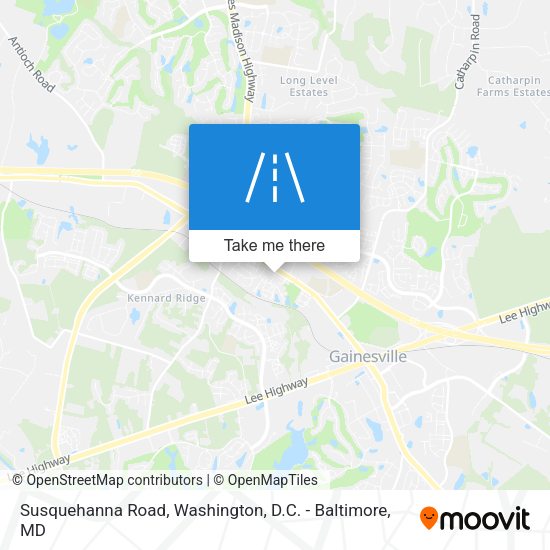 Mapa de Susquehanna Road
