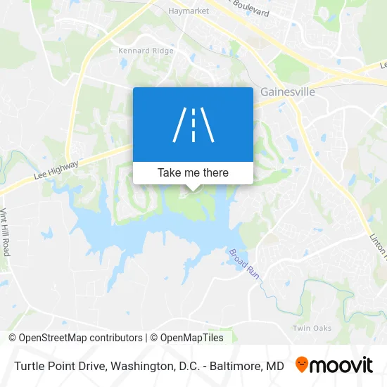 Turtle Point Drive map