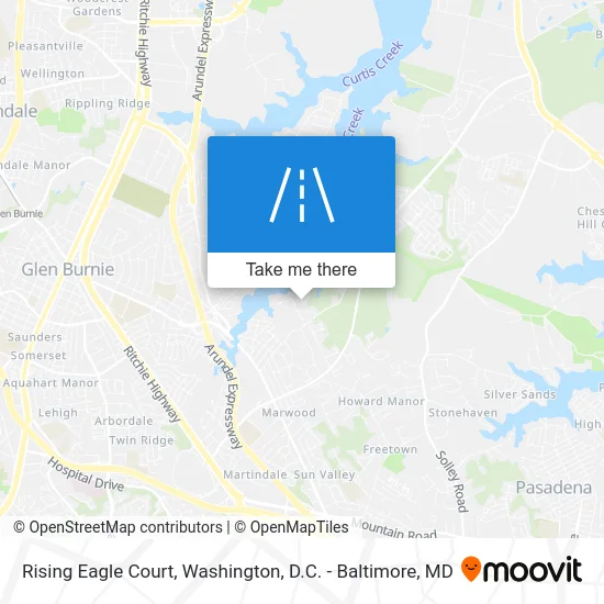 Rising Eagle Court map