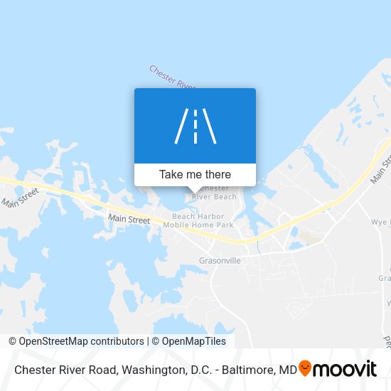 Chester River Road map