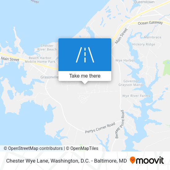 Mapa de Chester Wye Lane