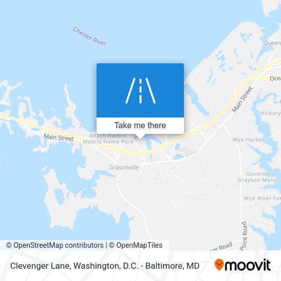 Clevenger Lane map