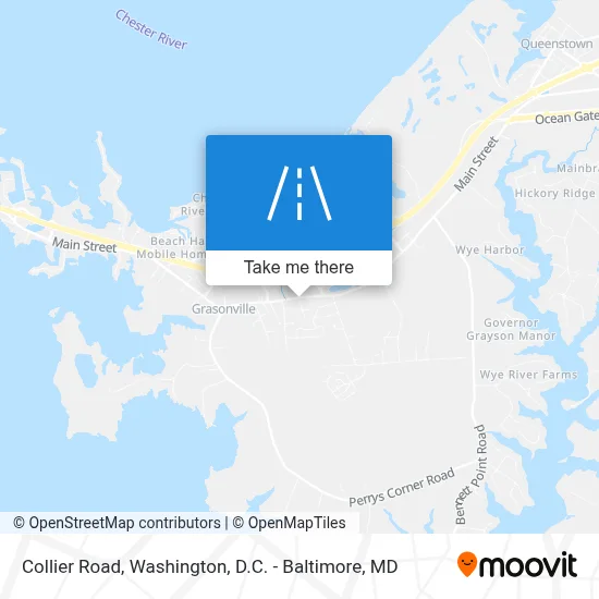 Collier Road map