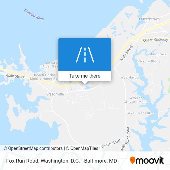 Fox Run Road map