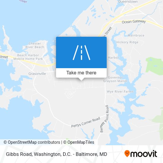 Gibbs Road map