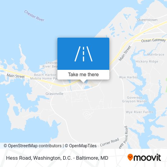 Mapa de Hess Road