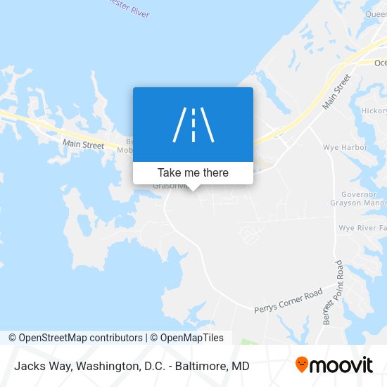 Jacks Way map
