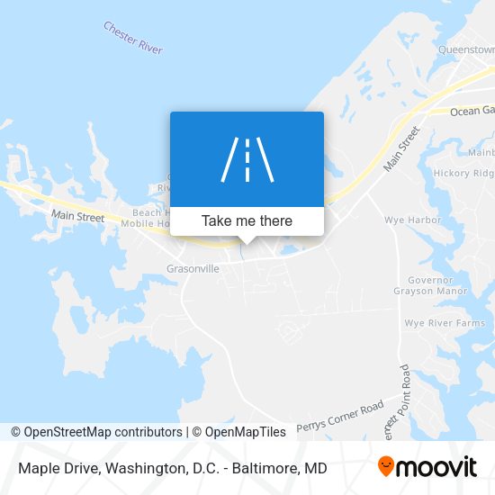 Maple Drive map
