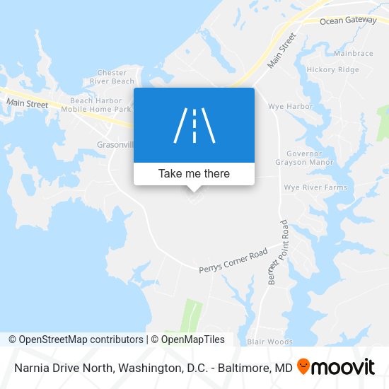Mapa de Narnia Drive North