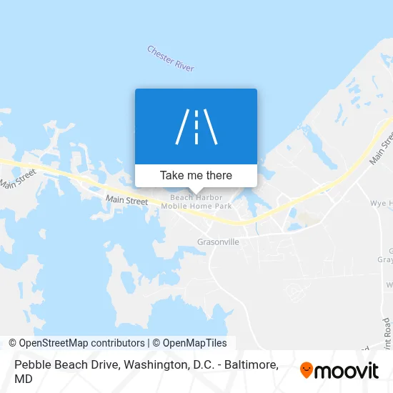 Pebble Beach Drive map